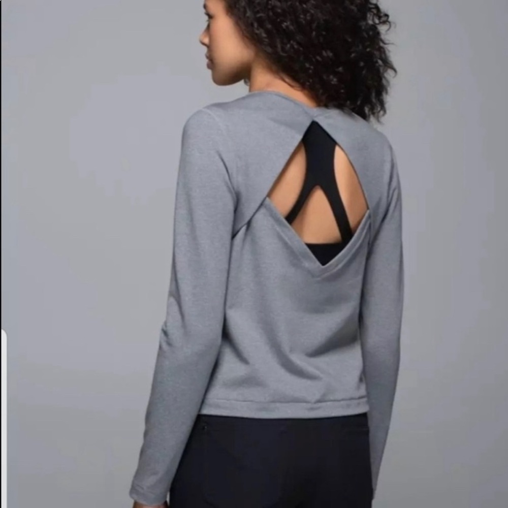 LS 🍋 Lululemon Open Back Top